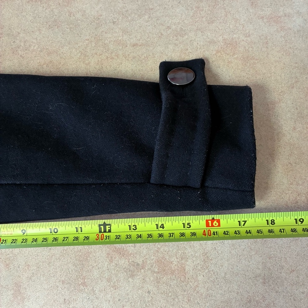 Aritzia T. BABATON Bromley Wool Cashmere Belted Military Peacoat Jacket - Picture 14 of 16